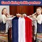 2 PCS 4th of July Cheese Cloth Table Runner- 120 x 38 Inch Rustic Red White and Blue Gauze Table Cloth- Patriotic Memorial Day Cheesecloth Table Runners for Independence Day Dining Table Decor